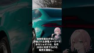 シャオミ新型EVは最悪！？ コントロール不能で試乗中に事故が続出！中国の新型EV シャオミSU7、試乗中に衝突事故 中国EVの安全性は？ shorts evバブル崩壊 [upl. by Nonek]