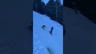 Snowboarder LOSES CONTROL selimayer [upl. by Trimmer213]