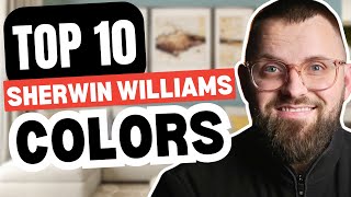 Top 10 Sherwin Williams Colors for EVERY Room in Your Home [upl. by Iral65]