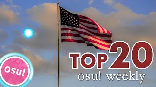 osu weekly TOP 20 plays Ivaxa Lifeline Milkteaism and NaPiii top emotions [upl. by Meelak484]