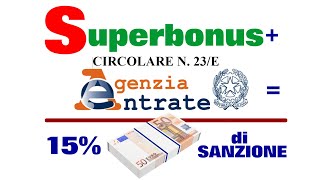 Superbonus – SANZIONI A TAPPETO – pesanti accertamenti da Agenzia delle Entrate – tutti coinvolti… [upl. by Felipa]