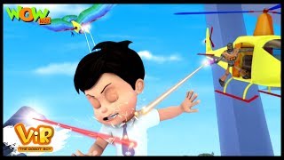 Vir The Robot Boy  Hindi Cartoon For Kids  Vir vs toy robots  Animated Series Wow Kidz [upl. by Bashemeth]