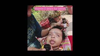 VitaminD drops for babies baby vitamin [upl. by Aneez]