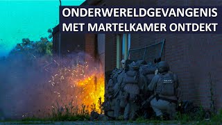 Politie Landelijke Eenheid  Politie ontdekt onderwereldgevangenis met martelkamer [upl. by Thill875]