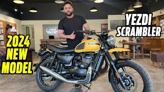 2024 Yezdi Scrambler New Model Review Video 🚀  This Is The ALL ROUNDER Motorcycle By Yezdi [upl. by Hajed]