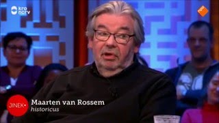 Maarten van Rossem Bij Jinek Over Hier zijn de van Rossems [upl. by Elane]