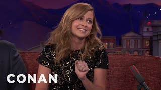 Jenna Fischer On The New Generation Of “Office” Fans  CONAN on TBS [upl. by Pansy]