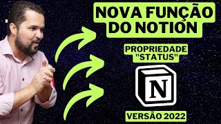 Nova Função Notion  Propriedade Status  Como Usar o Notion [upl. by Llain]