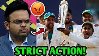 This is TOO MUCH Jay Shah amp ICC STRICT ACTION on PCB 😡 India Vs Pakistan Cricket News Facts [upl. by Palma592]