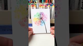 Discover the Power of Acrylic Markers with this Art Hack shorts [upl. by Ettenhoj]