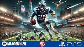 Patriots vs Jets MADDEN 25 PS5 Gameplay Who Wins 🏈 [upl. by Arimlede]