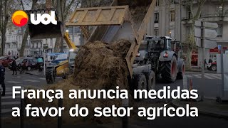 França anuncia medidas a favor do setor agrícola contrário ao acordo UEMercosul [upl. by Ursulette]