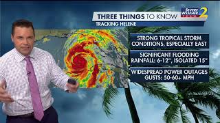 Hurricane Helene 3 Things to Know for Thursday [upl. by Aicetel]