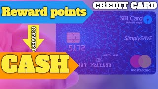 SBI credit card ke reward points ko cash main kese convert karenHow to convert sbi reward points [upl. by Nylidam364]