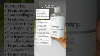 The Ordinary Glycolic acid toner glycolicacid skincareshorts bestskincare skincareaddict [upl. by Rehpotisrhc]