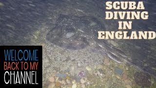 Scuba Diving In ENGLAND Unbelievable RAY You Gotta See This [upl. by Fawnia]