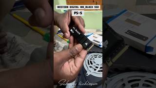 How to install 2TB SSD in your PS5 Shorts ps5 gaming ssd wdblack [upl. by Kynthia819]