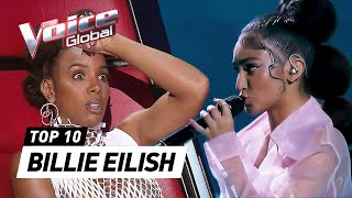 Outstanding BILLIE EILISH covers on The Voice [upl. by Salomi]