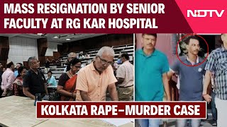 Kolkata Doctor Case  Mass Resignation By Senior Faculty At RG Kar Over Kolkata RapeMurder Case [upl. by Flessel356]