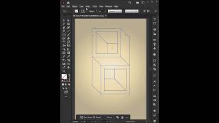 How to Create 3D Geometric Designs in Illustrator  StepbyStep Tutorial GraphicDesign 3DDesign [upl. by Buchalter946]