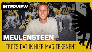 INTERVIEW  Melle Meulensteen is Vitessenaar tot medio 2026 💛🖤 [upl. by Livingston]