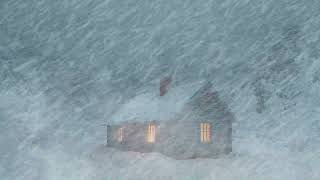 Heavy Blizzard amp Wind Sounds for Sleeping Reduce Stress  Snow Ambience  Winter Storm White Noise [upl. by Ranitta]