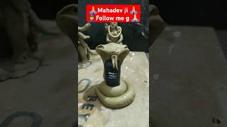 Mahadev ji clay art 2024mahakal mahadev mahakalstatus mahakal jibolenathstatus bole [upl. by Feirahs119]