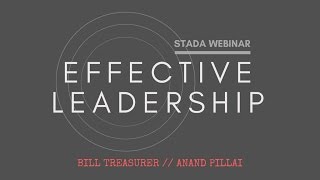 STADA Webinar Effective Leadership [upl. by Brianne]