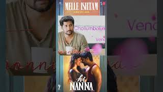 MelleIshtam❤️ 👩🏻‍❤️‍💋‍👨🏻hinanna nani mrunalthakur Shouryuv HeshamAbdulWahab ytshort ytviral [upl. by Faulkner53]