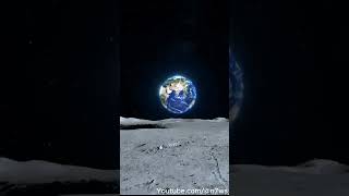 How Earth amp Mars looks from Moon V3 🌎🔴 moon mars animation space [upl. by Arata]