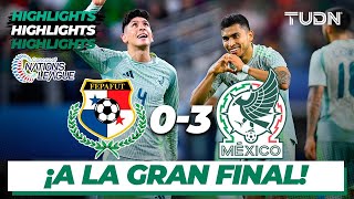 HIGHLIGHTS  Panamá 03 México  CONCACAF Nations League 2024  Semis  TUDN [upl. by Bobbette]