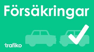 Trafikförsäkring Halvförsäkring amp Helförsäkring Förklarade Körkortsteori [upl. by Mullane]