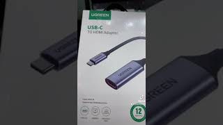 UGREEN USBC to HDMI 20 Adapter 4K 60Hz 10cm CM297 70444 [upl. by Ainoz]