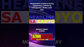 FANMADE DZMM News Headline sa Radyo Bumper 1 HD [upl. by Eissalc]