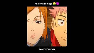 Millionaire Gojo 🤑 shorts anime gojo [upl. by Anelys]