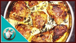 How to make Lemon Butter Chicken Thighs  Creamy Lemon Butter Chicken And Spinach Recipe [upl. by Attikram]