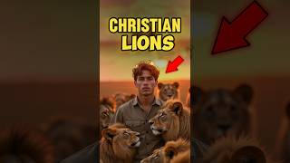 Convert Lions into Christianity 😮christianity jesus animals KnowledgePedia2023 [upl. by Carthy]