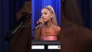 Ariana singing humble on jimmy Fallon  ariangrande shorts shortsfeed [upl. by Siddon]