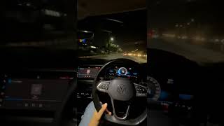 Punjabi song car driving status  virtus driving review  night car driving shortsvirtusgt [upl. by Leontine]