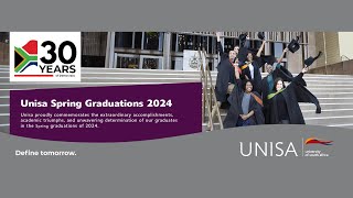 2024 Unisa Spring Graduation  11 October 2024  1400 PM Ceremony [upl. by Berkie]