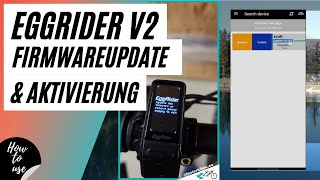 EGGRIDER V2 EBike Display  Firmware Update amp Aktivierung [upl. by Zweig273]