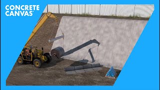 Concrete Canvas CC Slope Protection Installation Guidelines [upl. by Raffo381]