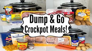 6 DUMP amp GO SLOW COOKER MEALS  Tasty Crockpot Dinner Recipes Made EASY  Julia Pacheco [upl. by Mauretta680]