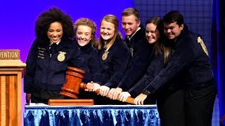 Election of the 201718 National FFA Officer Team [upl. by Hairahs]