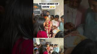 Sister ViDai Tuffets Moment 😭😰 share wedding bride marriage vidai shorts youtube sister [upl. by Jesher554]