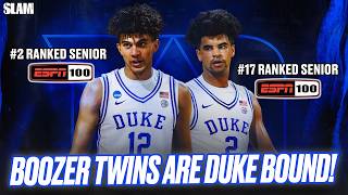 The Boozer Twins Commit to Duke 🚨😈 Sons of 2X NBA AllStar are CARRYING ON THE LEGACY 🔥 [upl. by Mharg]