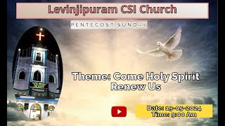 Levinjipuram CSI Church Live Stream 19052024 [upl. by Saeger]