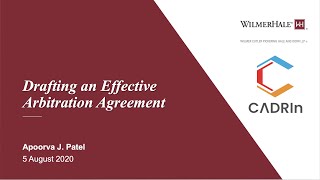 Drafting an Effective Arbitration Agreement [upl. by Paco]