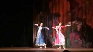 Kathak Flamenco fusion Svetlana Tulasi amp Yulia Kardashova [upl. by Weber]