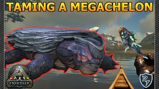 Taming a Megachelon  Ark Survival Evolved Fjordur  Episode 61 [upl. by Hanna]